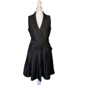 Anne Klein Sleeveless Tie Waist Midi Dress